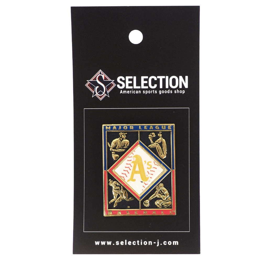 MLB オークランド・アスレチックス 4 Players Pin ピンバッチ ピンズ 
