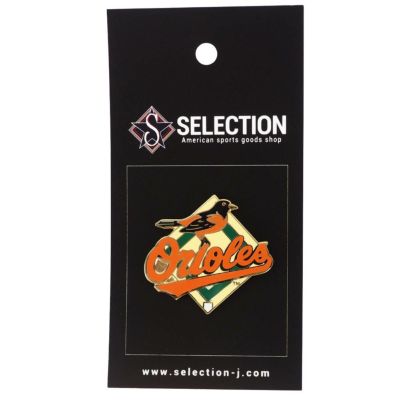 MLB ボルティモア・オリオールズ Classic Logo & Wordmark Diamond Pin