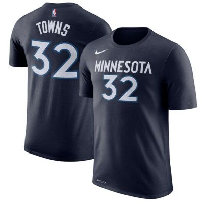 NBA カール＝アンソニー・タウンズ ミネソタ・ティンバーウルブズ Tシャツ ネーム & ナンバー ナイキ/Nike ブルー