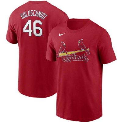 Nike Men's St. Louis Cardinals Paul Goldschmidt #46 Blue T-Shirt