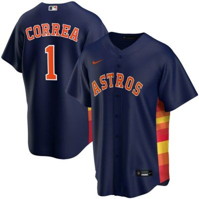 Vintage True Fan MLB Houston Astros Men's Embroidered Jersey