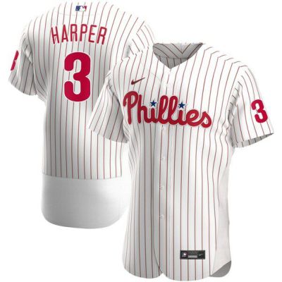 Philadelphia Phillies #3 Bryce Harper Stitched Jersey - Mens Small -New