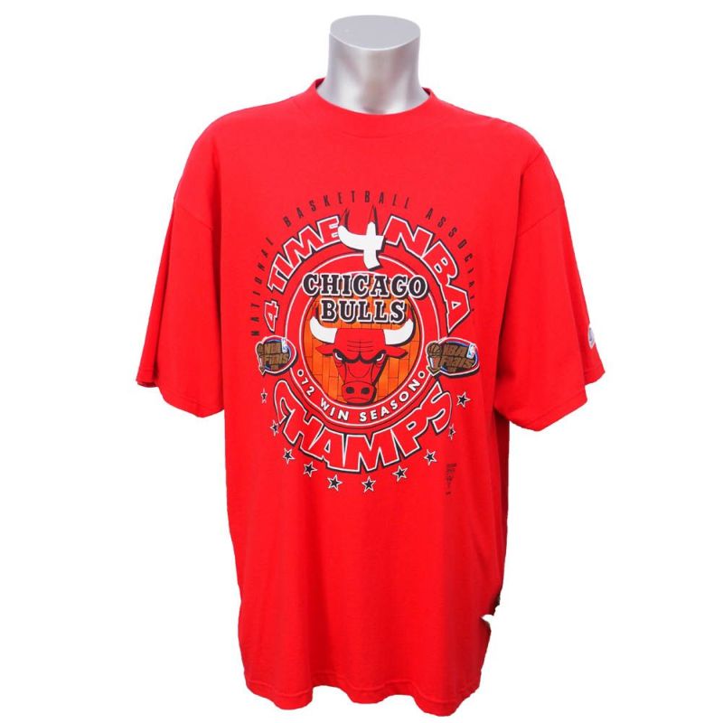 NBA ブルズ 1996年 ファイナル優勝 シーズン72勝達成 記念Tシャツ 