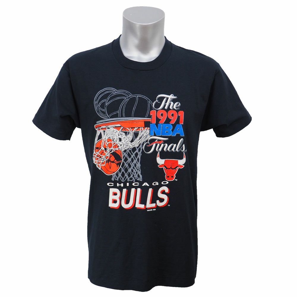 NBA ブルズ 1991年 ファイナル優勝記念 Tシャツ ブラック レアアイテム 