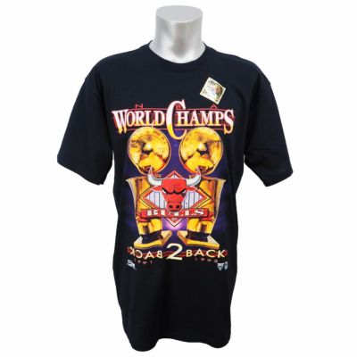 NBA ブルズ 1996年 ファイナル優勝 シーズン72勝達成 記念Tシャツ Logo 