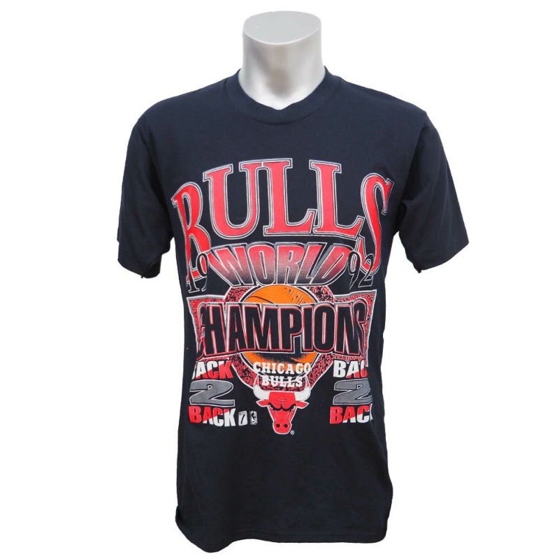 NBA ブルズ 1992年度 NBAファイナル 2連覇達成記念Tシャツ SCREEN STARS ブラック レアアイテム TSS【OCSL】 |  セレクション | MLB NBA NFL プロ野球グッズ専門店 公式オンラインストア