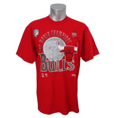 NBA ブルズ 1986年 ファイナル優勝 6th チャンピオン 記念Tシャツ ...