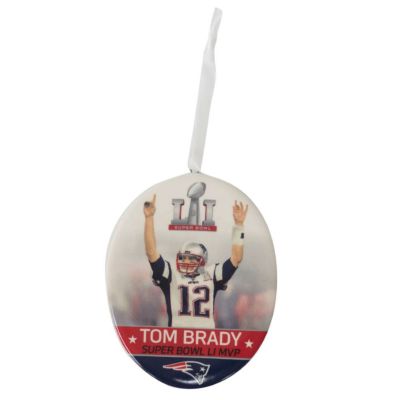 NFL トム・ブレイディ ペイトリオッツ 2017 HALLMARK NEW ENGLAND PATRIOTS ORNAMENT SUPER BOWL LI MVP Hallmark【TSS】