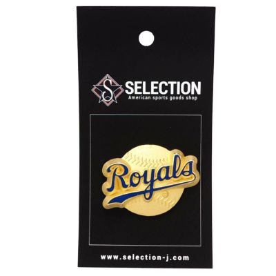 MLB カンザスシティ・ロイヤルズ ピンバッチ/ピンズ Golden Baseball Pin Peter&David