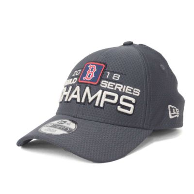 MLB ボストン・レッドソックス キャップ/帽子 2018 ワールドシリーズ 優勝記念 ロッカールーム 39THIRTY ニューエラ/New Era グレー