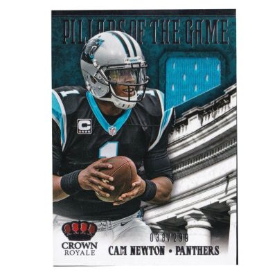NFL キャム・ニュートン パンサーズ トレーディングカード 2013 Crown Royale Pillars of the Game Materials Card 038/299 Panini