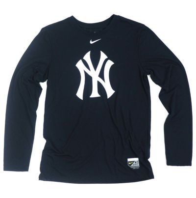 や*ん様 Nike ヤンキース ロングスリーブ Tシャツ ブラック ナイキ ニューヨーク・ヤンキース 長袖 Tシャツ MLB