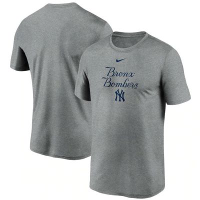 MLB ニューヨーク・ヤンキース Tシャツ ローカル フォント レジェンド ナイキ/Nike グレー【OCSL】