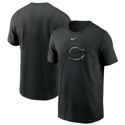 秋山翔吾 選手所属 MLB シンシナティ・レッズ Tシャツ カモ ロゴ ナイキ/Nike ブラック【OCSL】