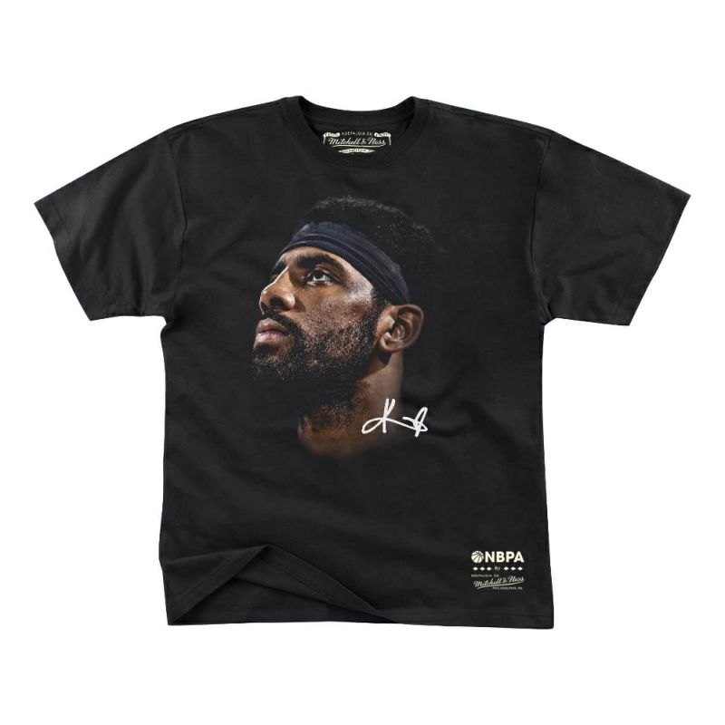 NBA カイリー・アービング ブルックリン・ネッツ Tシャツ Real Big Face T-Shirt ミッチェル＆ネス/Mitchell