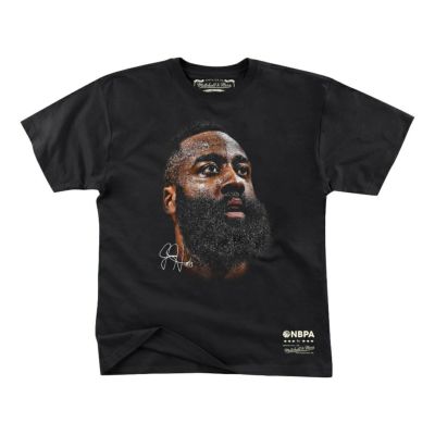 NBA ジェームズ・ハーデン ヒューストン・ロケッツ Tシャツ Real Big Face T-Shirt ミッチェル＆ネス/Mitchell &  Ness ブラック【OCSL】2203MN特集 | セレクション | MLB NBA NFL プロ野球グッズ専門店 公式オンラインストア