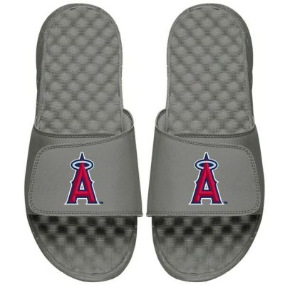 MLB ロサンゼルス・エンゼルス サンダル/シューズ Primary Logo Slide Sandals ISlide グレー