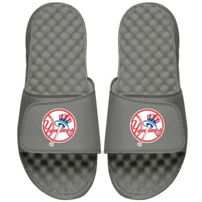 MLB ニューヨーク・ヤンキース サンダル/シューズ Primary Logo Slide Sandals ISlide グレー