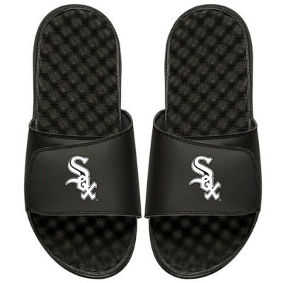 MLB シカゴ・ホワイトソックス サンダル/シューズ Primary Logo Slide Sandals ISlide ブラック