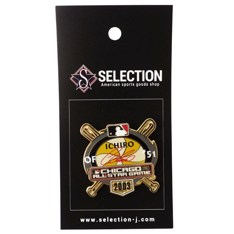 Mlb イチロー シアトル マリナーズ 03 Asg Signiture Pin Peter David セレクション Mlb Nba Nfl プロ野球グッズ専門店 公式オンラインストア