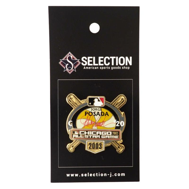 MLB ホルヘ・ポサダ ニューヨーク・ヤンキース 2003 ASG Signiture Pin