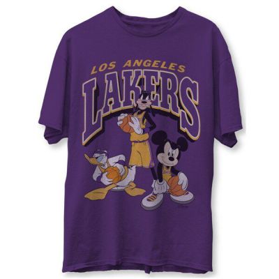 NBA ロサンゼルス・レイカーズ Tシャツ ディズニー ミッキーマウス ...