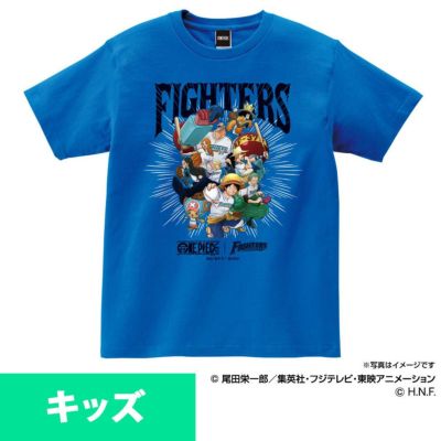 北海道日本ハムファイターズ グッズ Tシャツ ワンピース×ファイターズ　Ｔシャツ Space Age ブルー