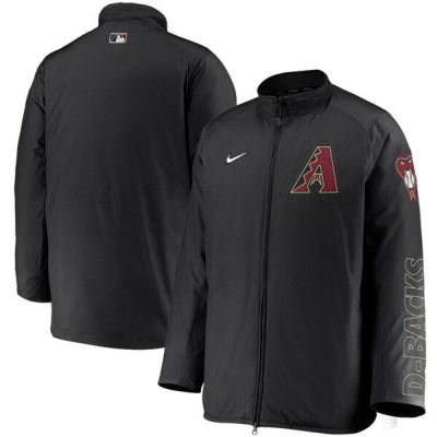 MLB アリゾナ・ダイヤモンドバックス ジャケット/アウター Authentic Collection Team Dugout Full-Zip Jacket ナイキ/Nike ブラック