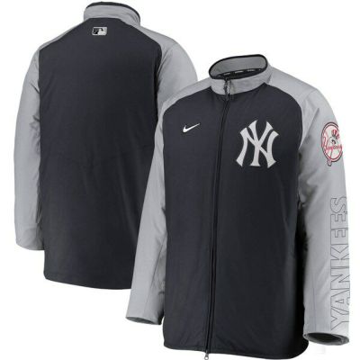 MLB ニューヨーク・ヤンキース ジャケット/アウター Authentic Collection Dugout Full-Zip Jacket ナイキ/Nike ネイビー