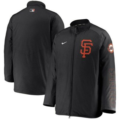 MLB サンフランシスコ・ジャイアンツ ジャケット/アウター Authentic Collection Team Dugout Full-Zip Jacket ナイキ/Nike ブラック