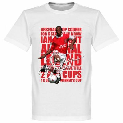 SOCCER イアン・ライト アーセナル Tシャツ Legend T-Shirt RETAKE ホワイト