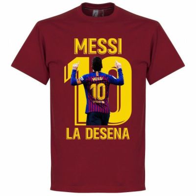 SOCCER リオネル・メッシ バルセロナ Tシャツ Messi La Desena T-Shirt RETAKE チリレッド