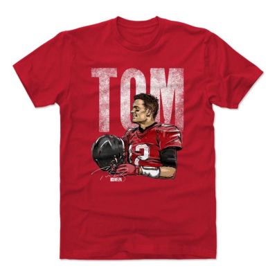 NFL トム・ブレイディ バッカニアーズ Tシャツ Player Art Cotton T-Shirt 500LEVEL レッド【OCSL】