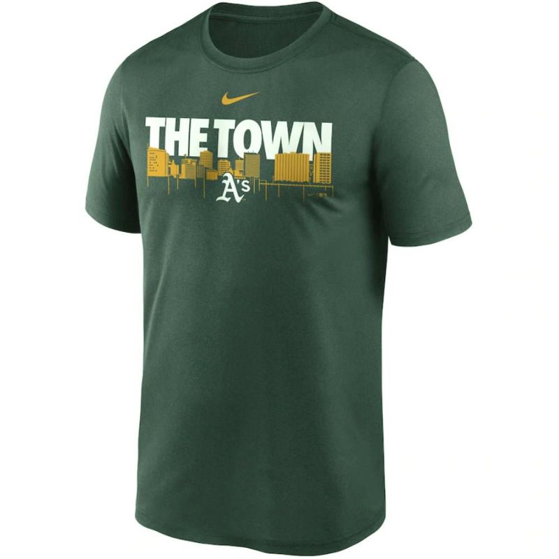 ルーニーテューンズ×MLB 新品オークランドアスレティックスTシャツ　Ｌサイズ オークランド・アスレチックス Tシャツ MLB Tシャツ ナイキ Nike