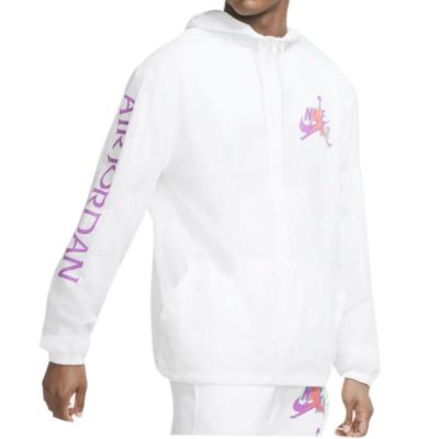 ジョーダン JORDAN ジャケット ホワイト ブラック M J JUMPMAN GFX WINDBREAKER CN3823-100
