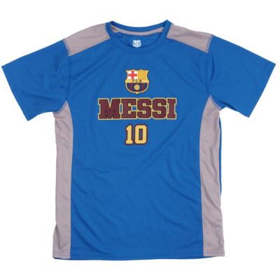 メッシ バルセロナ Tシャツ 2トーン カラー ブルー ホワイト【OCSL】