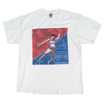 八村塁 Tシャツ 半袖 ウィザーズ NBA Tシャツ 白 ホワイト 非売品 会場限定配布 SGA【OCSL】