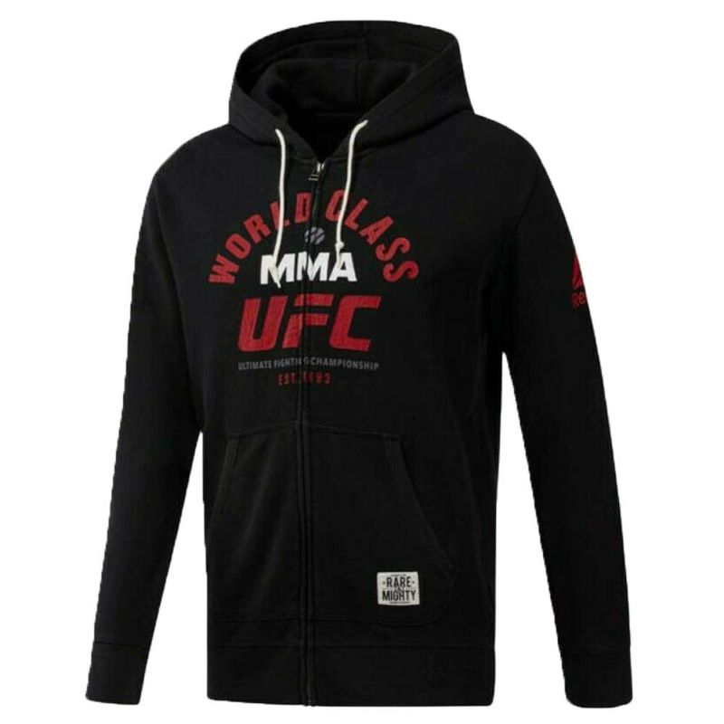 UFC パーカー リーボック Reebok パーカー フーディー フルジップ