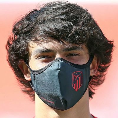 アトレティコ・マドリード フェイスマスク サッカー フェイスカバー  SOCCER Atletico de Madrid ブラック