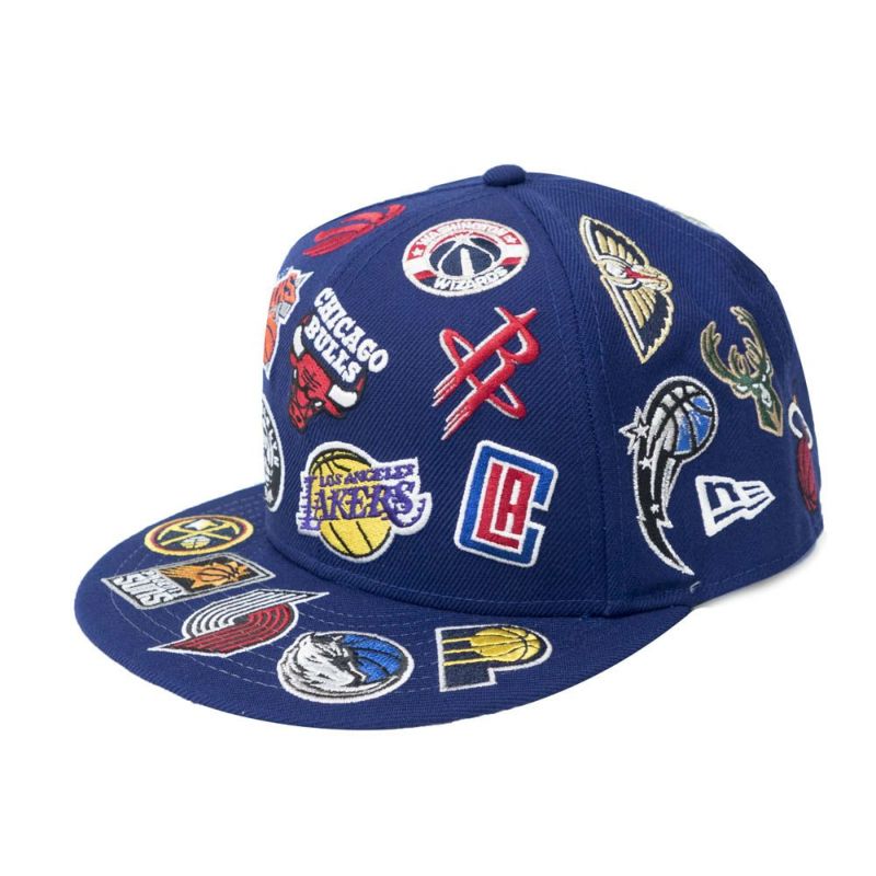 NBA キャップ/帽子 ニューエラ NewEra チームロゴ オールオーバー