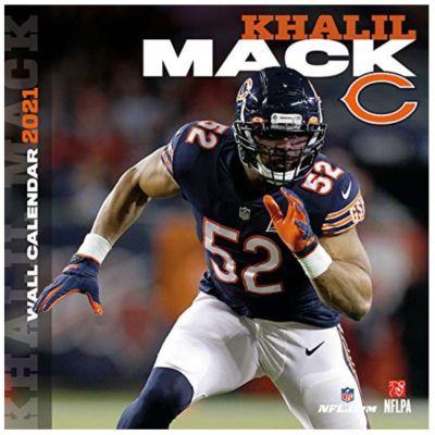 カリル・マック カレンダー NFL ベアーズ 2021年版 プレーヤー 壁掛け ポスターインテリア Turner 