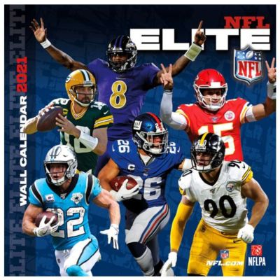 カレンダー NFL 2021年版 エリートプレーヤー 壁掛け ポスターインテリア Turner 