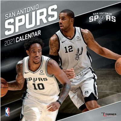 スパーズ カレンダー NBA 2021年版 チーム 壁掛け ポスター インテリア Turner 