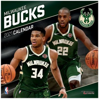 ミルウォーキー・バックス カレンダー NBA 2021年版 チーム 壁掛け ポスター インテリア Turner 