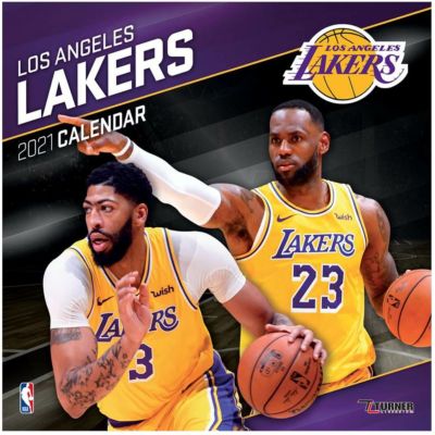 レイカーズ カレンダー NBA 2021年版 チーム 壁掛け ポスター インテリア Turner 