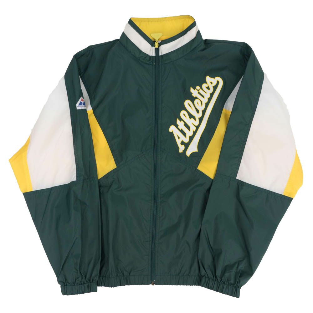 アスレチックス ジャケット MLB Apex One ウィンドブレーカー グリーン 
