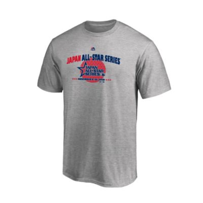 リニューアル記念メガセール MLB Tシャツ 2018 日米野球 All Star Series 1 マジェスティック/Majestic グレー 1009IK 