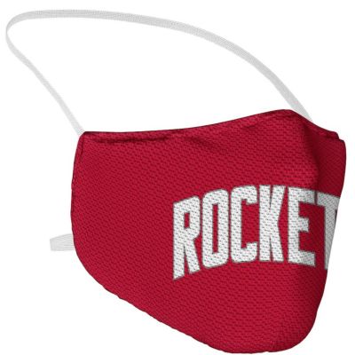 ロケッツ マスク NBA フェイスカバー 大人用 レッド ワードマーク