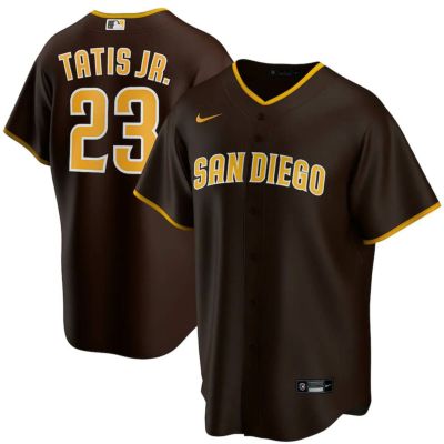 フェルナンド・タティス・ジュニア ユニフォーム パドレス ナイキ Nike 2020 ロード ブラウン レプリカジャージ MLB