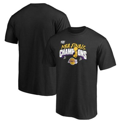 レイカーズ Tシャツ tシャツ NBA 2020NBAファイナル優勝記念 ブラック